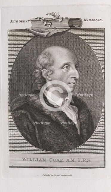 Portrait of William Coxe (1748-1828) , 1786. Creator: Holloway, Thomas (1748-1827).