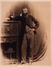 Portrait of William Croker, tea estate owner, Bainath, 1860s. Creator: Unknown