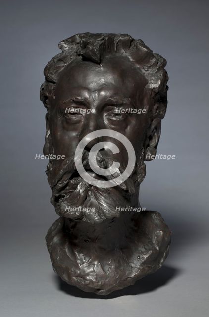 Portrait of William E. Henley, 1882. Creator: Auguste Rodin (French, 1840-1917).