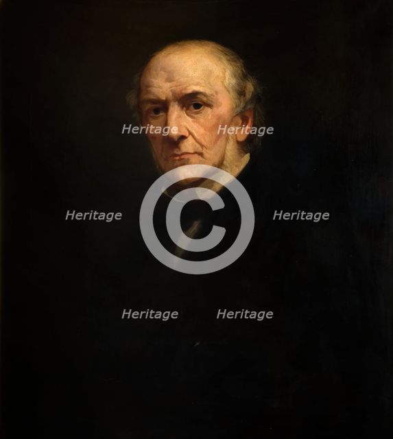 Portrait of William Ewart Gladstone (1809-1898), 1877. Creator: William Thomas Roden.