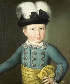 Portrait of William Frederick, Prince of Orange-Nassau, later King William I, as a Child, c.1775. Creator: Anon