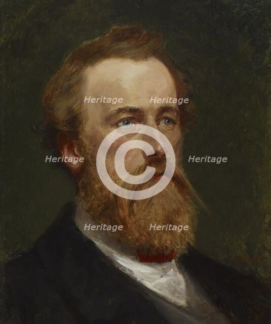 Portrait of William Henry Rinehart, 1865. Creator: Francis Blackwell Mayer.