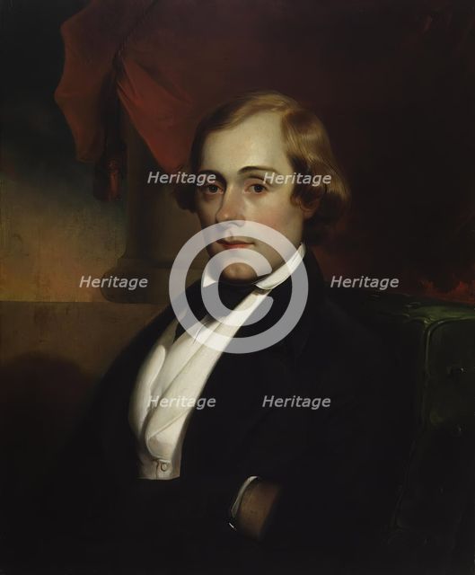 Portrait of William Herald Heald, c1844. Creator: Alfred Jacob Miller.