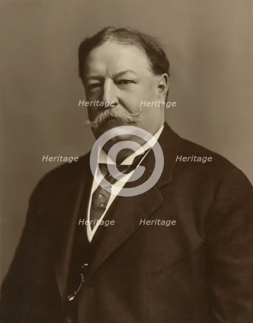 Portrait of William Howard Taft, 1908. Creator: Pach Bros.