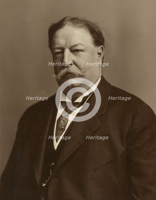 Portrait of William Howard Taft, 1908. Creator: Pach Bros.