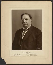 Portrait of William Howard Taft, 1908. Creator: Pach Bros