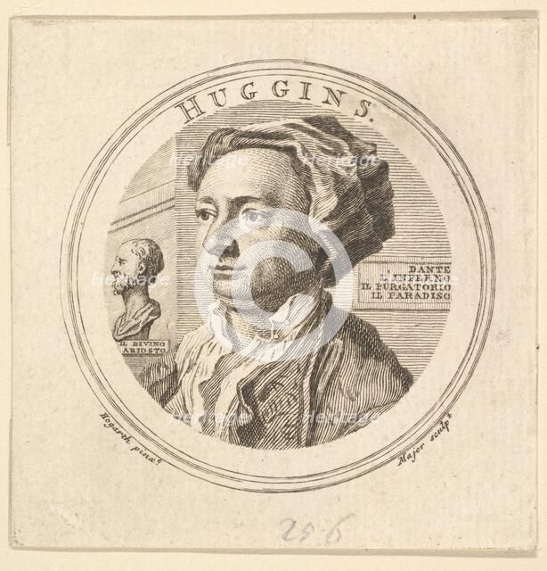 Portrait of William Huggins, translator of Ariosto, 1760. Creator: Thomas Major.