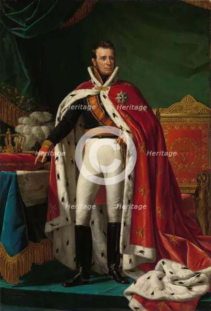 Portrait of William I, King of the Netherlands, 1819. Creator: Joseph Paelinck.