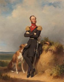 Portrait of William II, King of the Netherlands, 1839. Creator: Jan Adam Kruseman