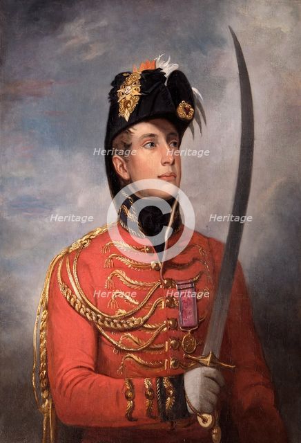 Portrait of William II, King of the Netherlands, when Prince of Orange, c1813.  Artist: John Singleton Copley.