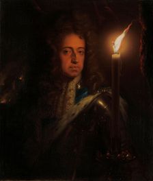 Portrait of William III (1650-1702), Prince of Orange, Stadholder and...King of Eng...c.1692-c.1697. Creator: Godfried Schalcken