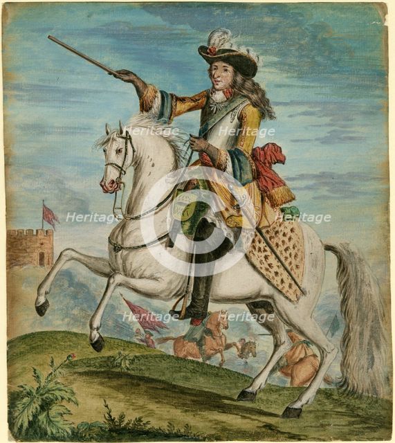Portrait of William III of England (1650-1702), ca 1690. Artist: Anonymous  