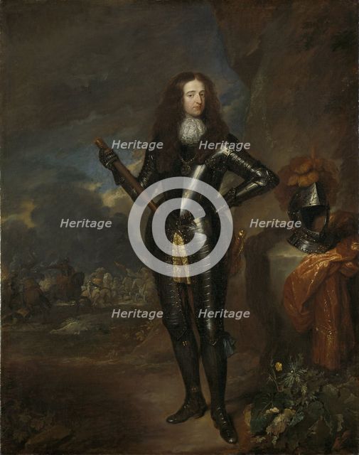 Portrait of William III of Orange (1650-1702), ca 1683. Artist: Netscher, Caspar (1639-1684)