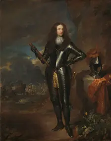 Portrait of William III, Prince of Orange and Stadholder, c.1680-c.1684. Creator: Gaspar Netscher