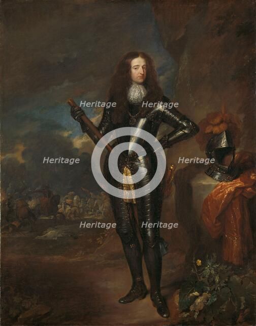 Portrait of William III, Prince of Orange and Stadholder, c.1680-c.1684. Creator: Gaspar Netscher.