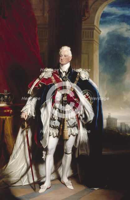 Portrait of William IV, 1835. Creator: Sir Martin Archer Shee.