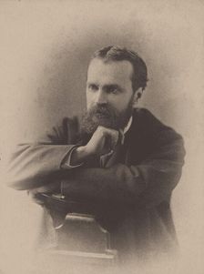 Portrait of William James (1842-1910), 1880. Creator: Photo studio J. Notman, Boston