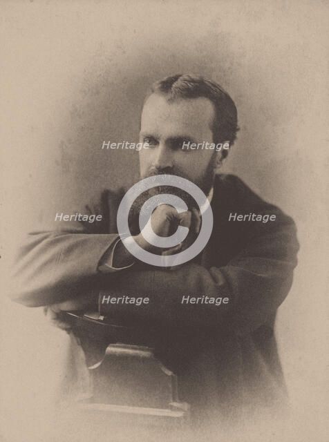 Portrait of William James (1842-1910), 1880. Creator: Photo studio J. Notman, Boston  .