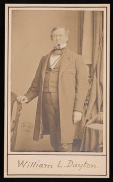 Portrait of William Lewis Dayton (1807-1864), Before 1864. Creator: Brady's National Photographic Portrait Galleries