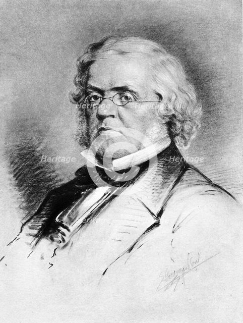 Portrait of William Makepeace Thackeray, c1860s. Creator: Unknown.