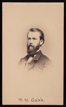 Portrait of William More Gabb (1839-1878), 1864-1865. Creator: Silas Wright Selleck
