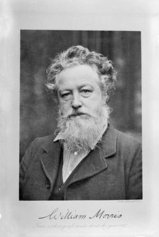 Portrait of William Morris, ca 1887. Creator: Walker, Emery (1851-1933)