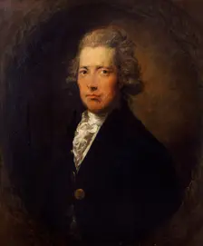 Portrait of William Pitt the Younger, British statesman, c1787. Artist: Gainsborough Dupont