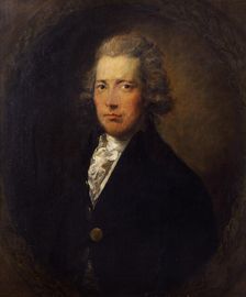 Portrait of William Pitt the Younger, British statesman, c1787. Artist: Gainsborough Dupont
