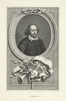Portrait of William Shakespeare (1564-1616), 1743