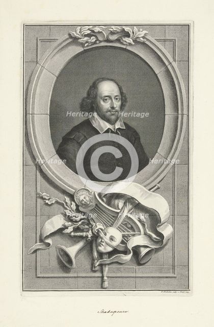 Portrait of William Shakespeare (1564-1616), 1743.