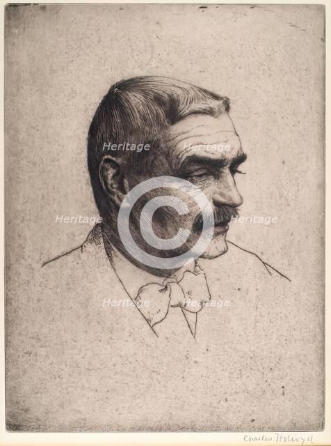 Portrait of William Strang. Creator: Charles Holroyd.