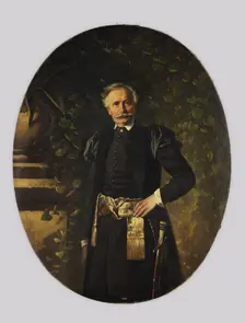 Portrait of Wincenty Pol, 1862. Creator: Aleksander Raczynski