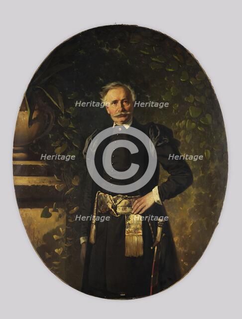 Portrait of Wincenty Pol, 1862. Creator: Aleksander Raczynski.