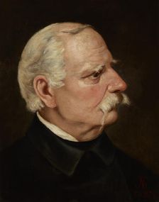 Portrait of Wincenty Pol, 1874. Creator: Juliusz Kossak