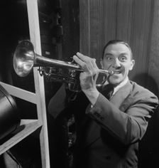 Portrait of Wingy Manone, William P. Gottlieb's office, New York, N.Y., 1946. Creator: William Paul Gottlieb