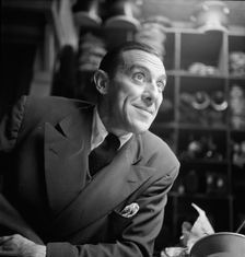 Portrait of Wingy Manone, William P. Gottlieb's office, New York, N.Y., 1946. Creator: William Paul Gottlieb