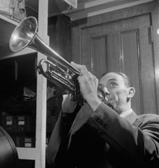 Portrait of Wingy Manone, William P. Gottlieb's office, New York, N.Y., 1946. Creator: William Paul Gottlieb