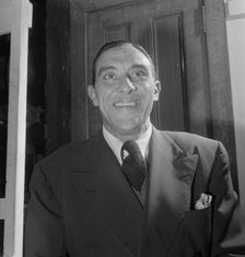 Portrait of Wingy Manone, William P. Gottlieb's office, New York, N.Y., 1946. Creator: William Paul Gottlieb