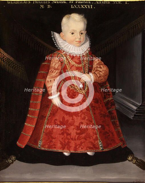 Portrait of Wladyslaw Vasa (1595-1648), son of King Sigismund III of Poland, 1596. Artist: Kober, Martin (1550-1609)