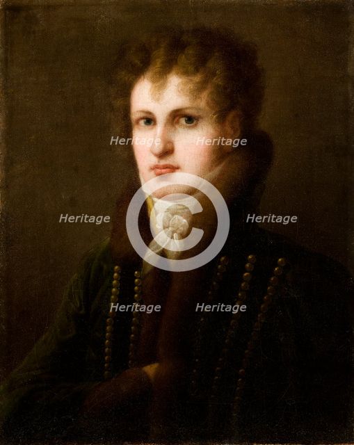 Portrait of Wlodzimierz Potocki, 1812. Creator: Jozef Brodowski.