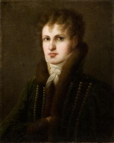 Portrait of Wlodzimierz Potocki, 1812. Creator: Jozef Brodowski