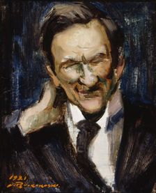Portrait of T.K. Sallinen, 1921. Creator: Jalmari Ruokokoski