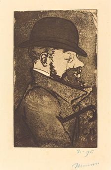 Portrait of Toulouse-Lautrec, 1893. Creator: Maurin, Charles (1856-1914)