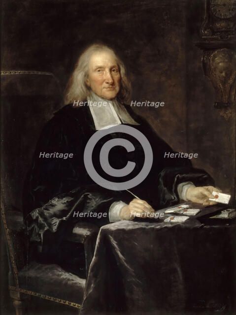 Portrait of Toussaint Rose (1611-1701). Artist: Troy, François, de (1645-1730)