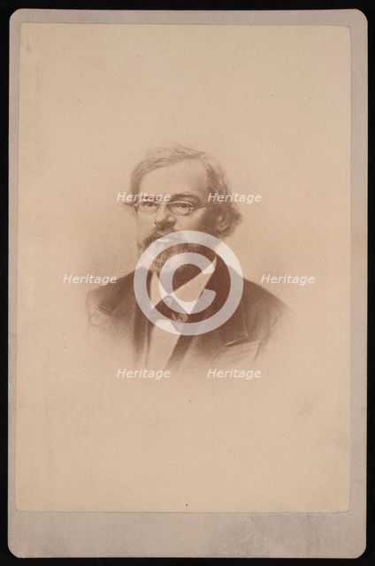 Portrait of Townend Glover (1813-1883), 1878. Creator: Samuel Montague Fassett.