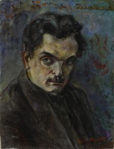 Portrait of Toivo Kuula, c1910s. Creator: Eemu Myntti