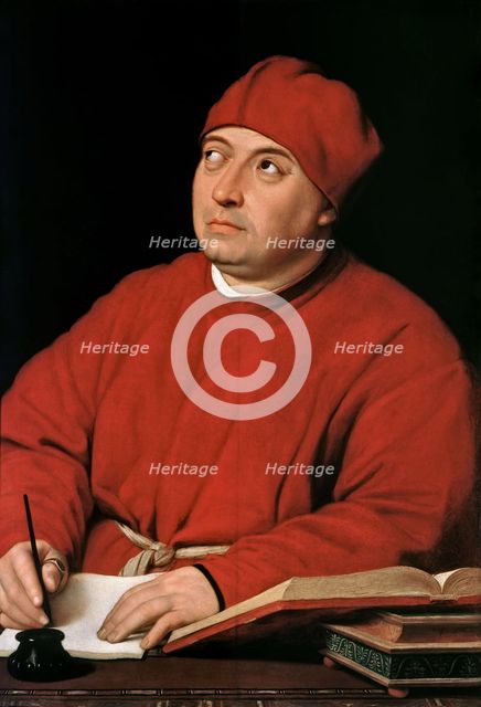 Portrait of Tommaso Inghirami , ca 1509.
