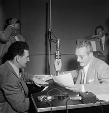 Portrait of Tommy Dorsey, WMCA, New York, N.Y., ca. Oct. 1947. Creator: William Paul Gottlieb