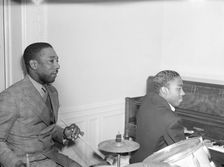 Portrait of Tommy Myles and John Malachi, Turkish Embassy, Washington, D.C., 1938. Creator: William Paul Gottlieb