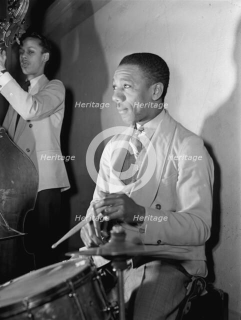 Portrait of Tommy Myles and Tommy Potter, ca. Mar. 1942. Creator: William Paul Gottlieb.